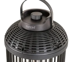 RedFire Feuerstellen - Sunred Heizstrahler Indox, ca. Ø29/H60 cm Schwarz