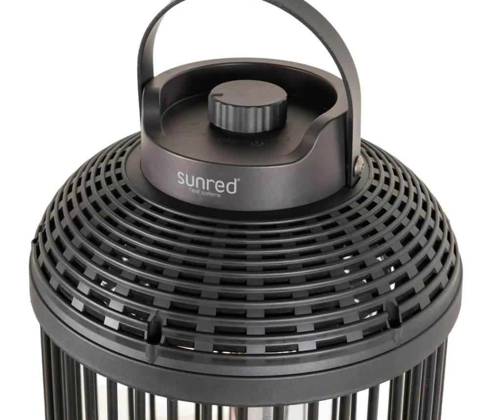 RedFire Feuerstellen - Sunred Heizstrahler Indox, ca. Ø29/H60 cm Schwarz