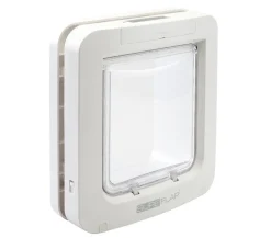 SureFlap® Katzenklappen & Katzennetze - SureFlap Haustierklappe mit Mikrochiperkennung, ca. B26,2/H28,1 cm Weiß