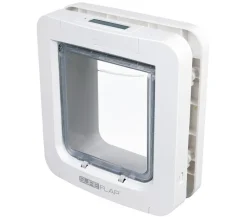 SureFlap® Katzenklappen & Katzennetze - SureFlap Haustierklappe mit Mikrochiperkennung, ca. B26,2/H28,1 cm Weiß