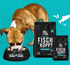 Tales & Tails Soft-Trockenfutter für Hunde Noch ganz Fisch im Kopp Clearance