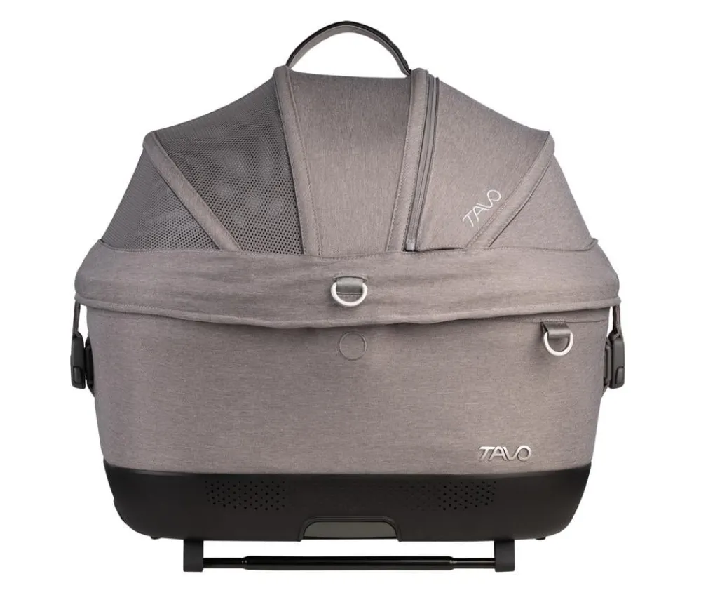 Tavo Hundetransportboxen - Haustier-Autositz Maeve iso5X, ca. B43,5/H53/T60 cm Taupe
