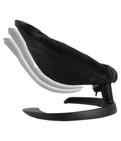 Tavo schwingendes Haustierbett Shell, ca. B78,5/H43-57/T66-73 cm Schwarz Hot