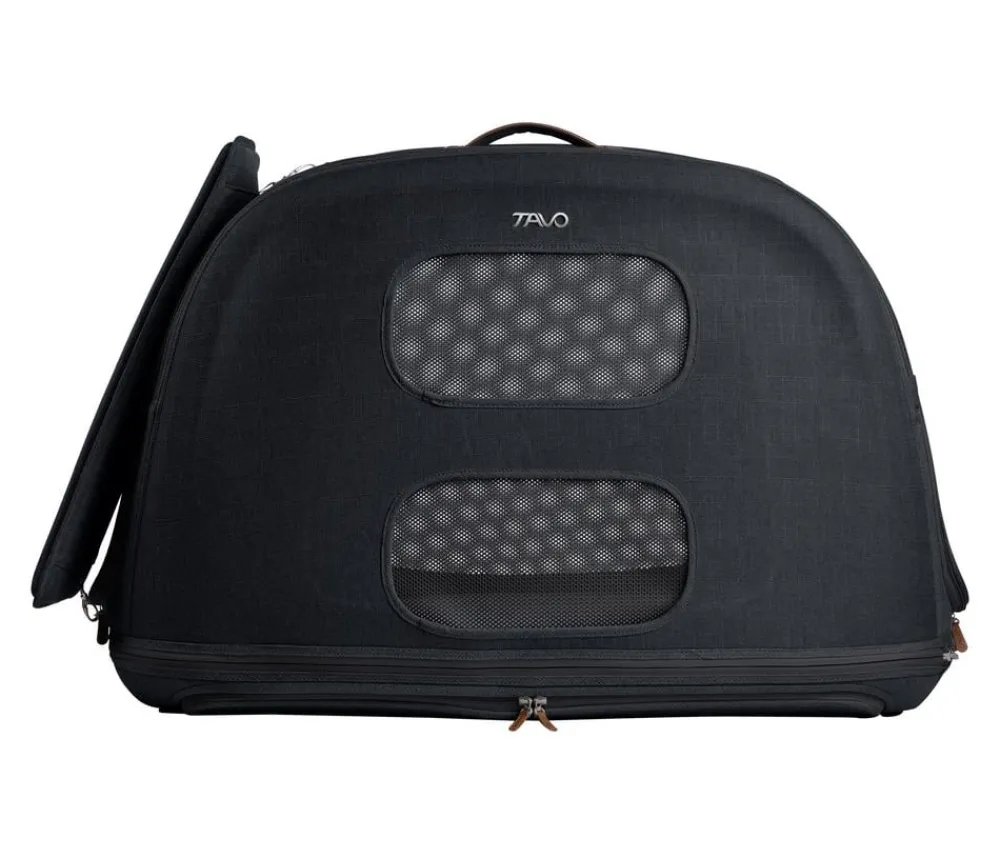 Tavo Hundetransportboxen - Tranportbox Cripin Schwarz