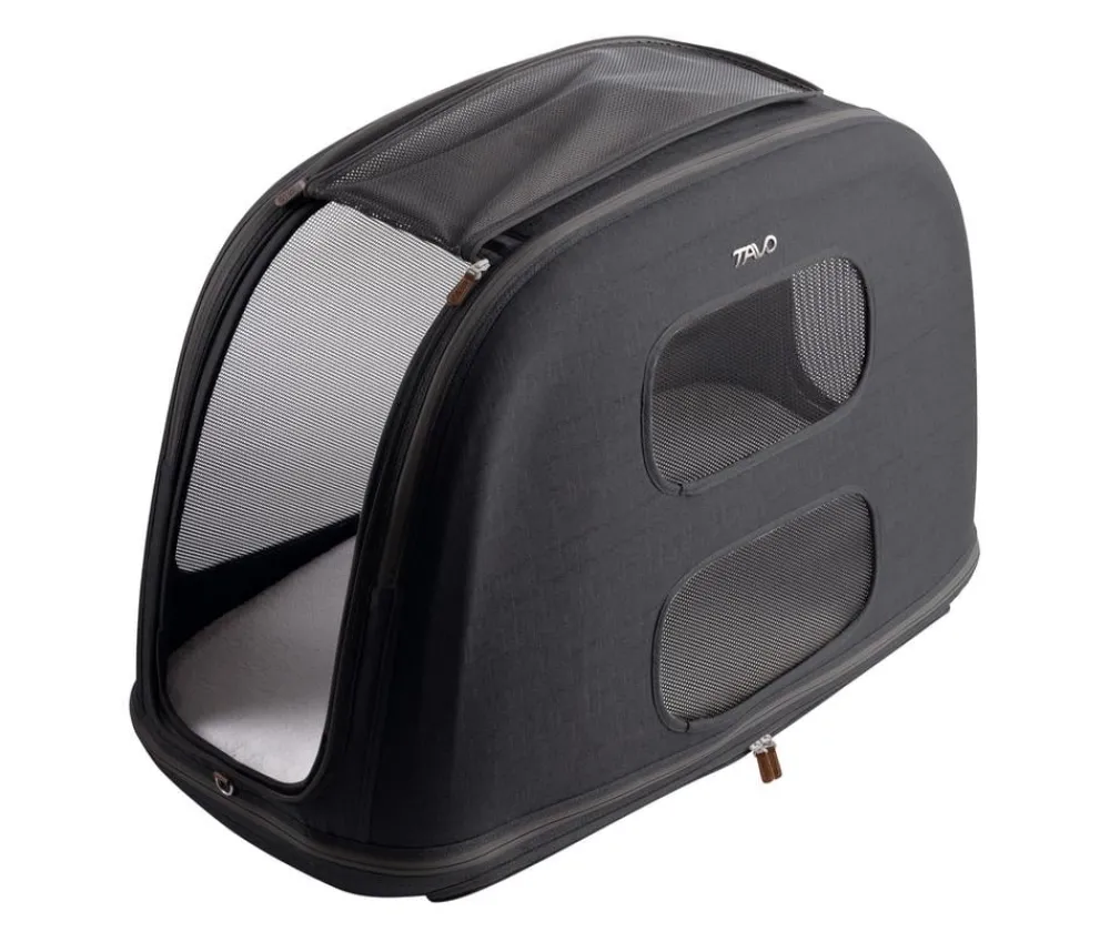 Tavo Hundetransportboxen - Tranportbox Cripin Schwarz