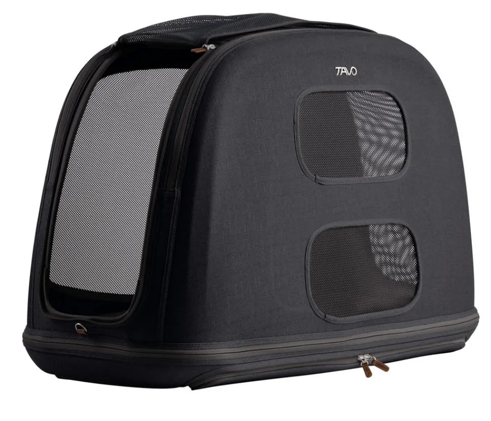 Tavo Hundetransportboxen - Tranportbox Cripin Schwarz