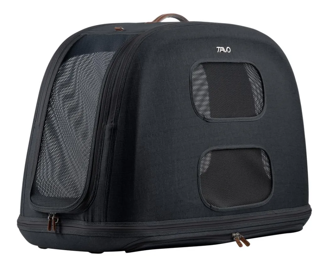 Tavo Hundetransportboxen - Tranportbox Cripin Schwarz