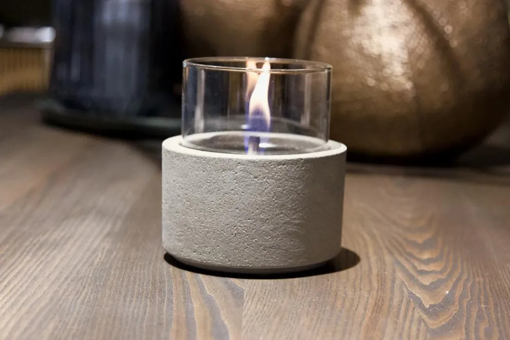 TENDERFLAME Laternen & Dekoleuchten|Tisch-Feuerstellen > Lilly, ca. Ø12,2/H17 cm