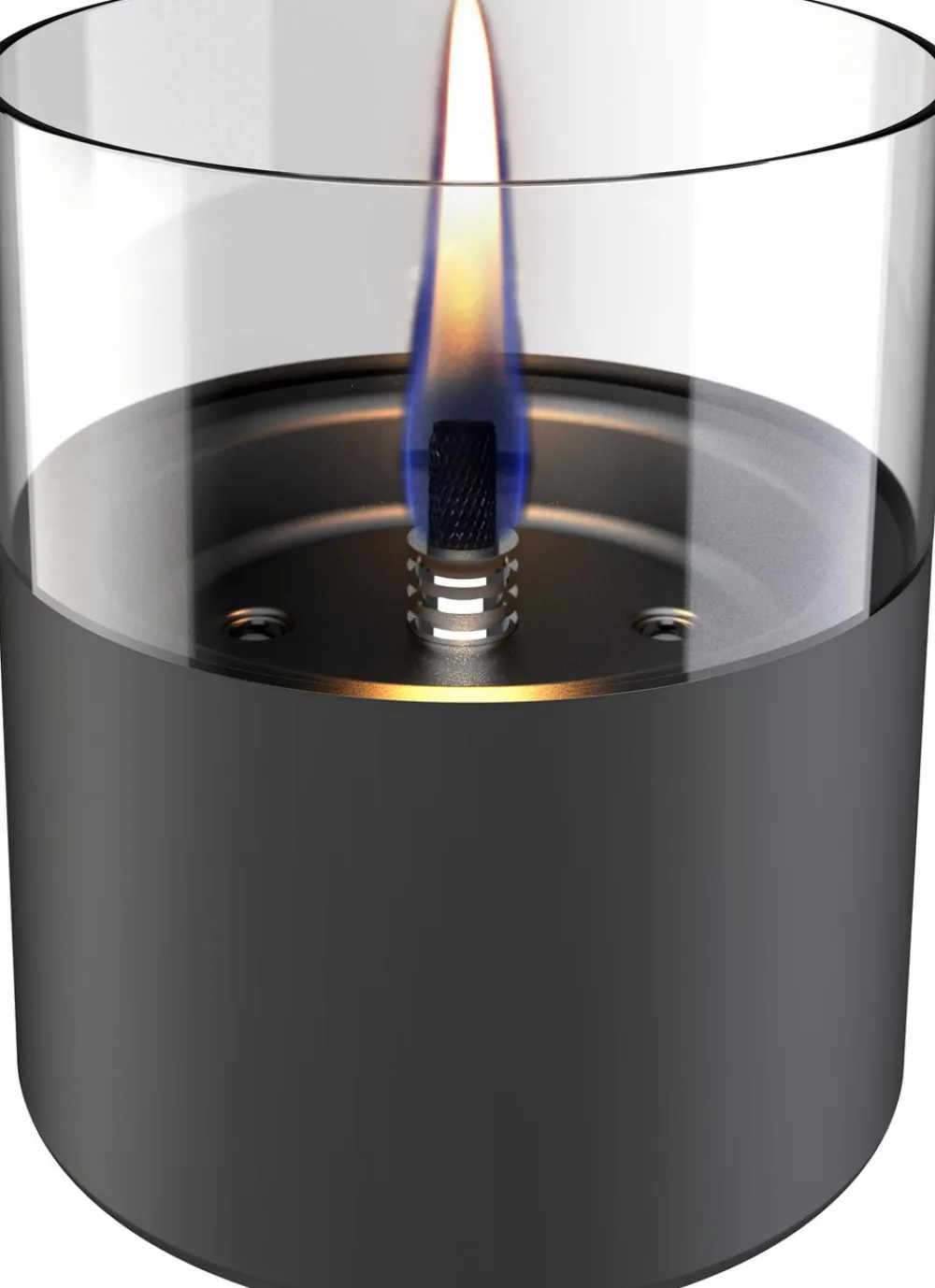 TENDERFLAME Lilly, ca. Ø10/H11,5 cm Grau Discount