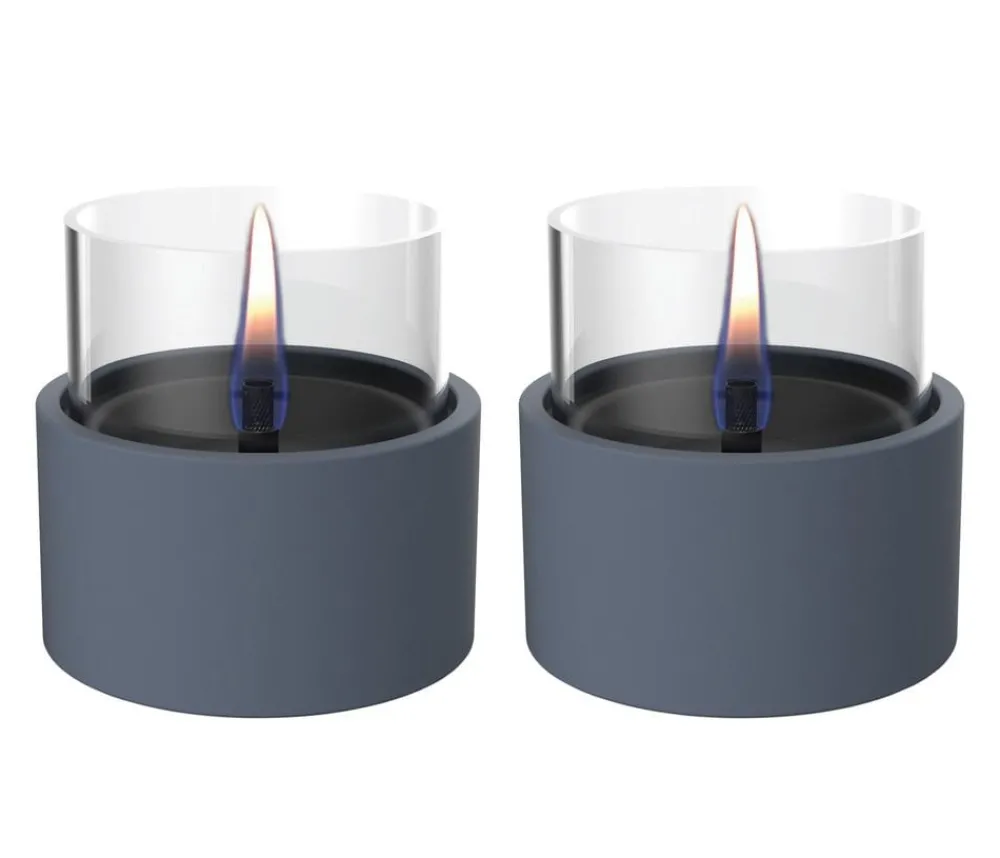 TENDERFLAME Laternen & Dekoleuchten|Tisch-Feuerstellen > Tischfeuer Breeze, ca. Ø10 cm, 2er-Set