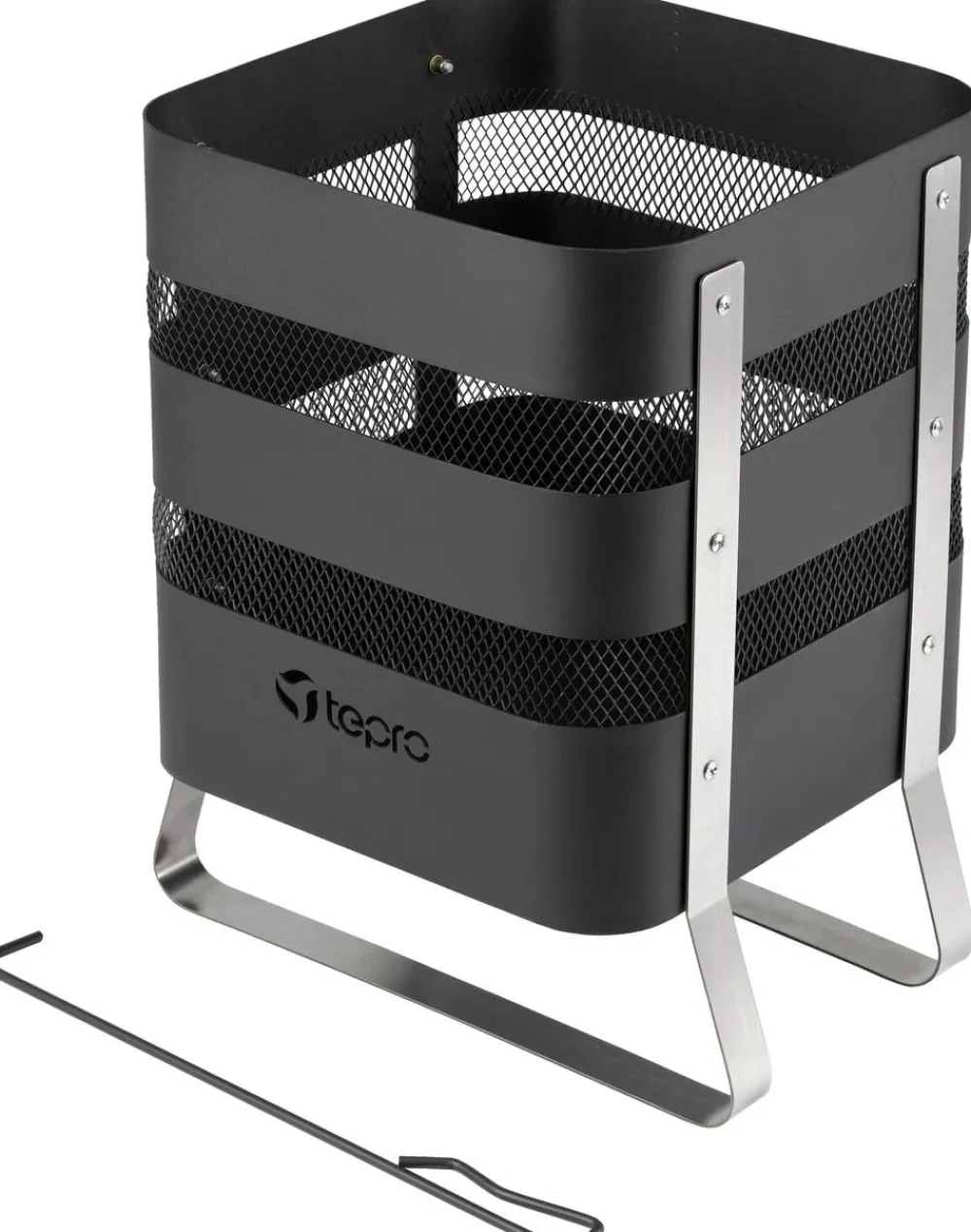 tepro Feuerkorb Milburn, ca. B42/H49,5/T36 cm Schwarz Clearance