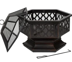 tepro Feuerstelle Farview Schwarz Clearance