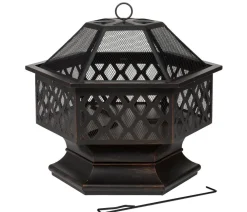 tepro Feuerstelle Farview Schwarz Clearance