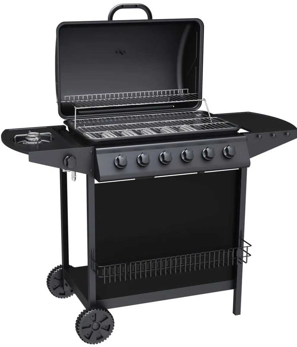 tepro Stand- & Kugelgrills|Gasgrills - Gasgrill Hampton Schwarz