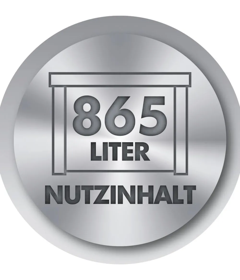 tepro Gerätebox Palladium, ca. 865 Liter, B166,4/H75,9/T86,4 cm Dunkelgrau Outlet