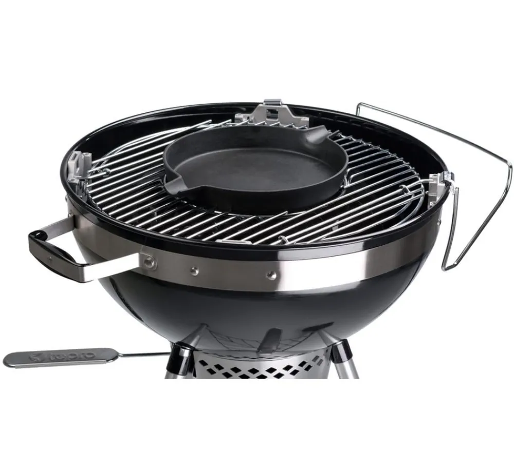 tepro Grillrost & -Einsätze|Grillzubehör - Gusspfanne Einleger, ca. Ø31,7/H3,5 cm Schwarz