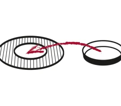 tepro Grillrost & -Einsätze|Grillzubehör - Gusspfanne Einleger, ca. Ø31,7/H3,5 cm Schwarz