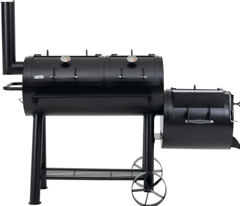 tepro Stand- & Kugelgrills|Holzkohlegrills - Massiv Smoker Indianapolis Schwarz