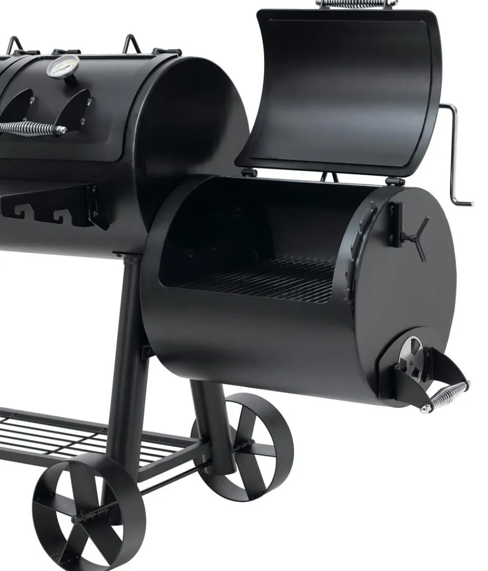 tepro Stand- & Kugelgrills|Holzkohlegrills - Massiv Smoker Indianapolis Schwarz