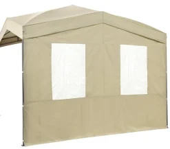 tepro Pavillons - Seitenteilset für Gartenpavillon Marabo Hellbraun