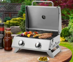 tepro Tischgrills|Gasgrills - Tischgasgrill Chicago Silber