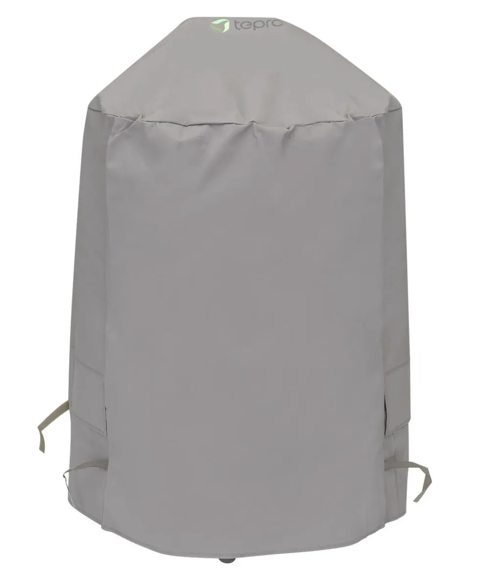 tepro Universal Abdeckhaube für Kugelgrill, Ø 73, H 90 cm Hellgrau New