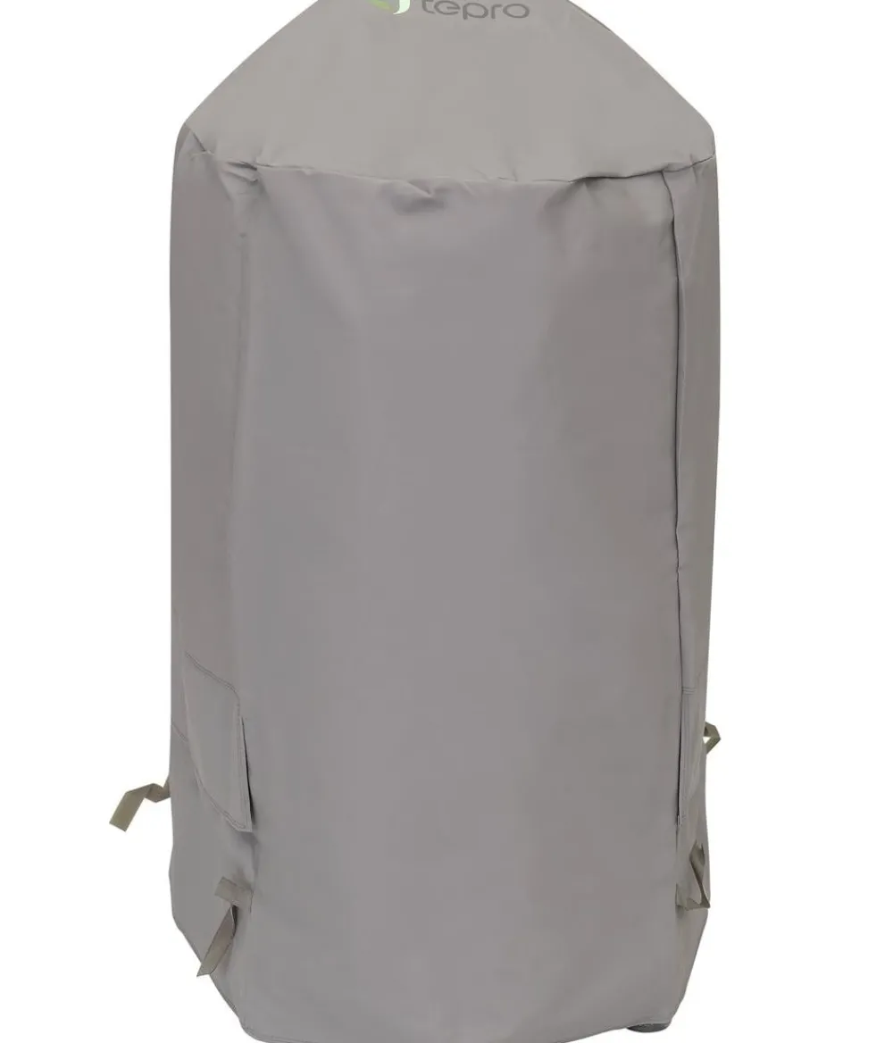 tepro Grillabdeckungen|Grillzubehör - Universal Abdeckhaube für Kugelgrill, ca. Ø57/H85 cm Hellgrau