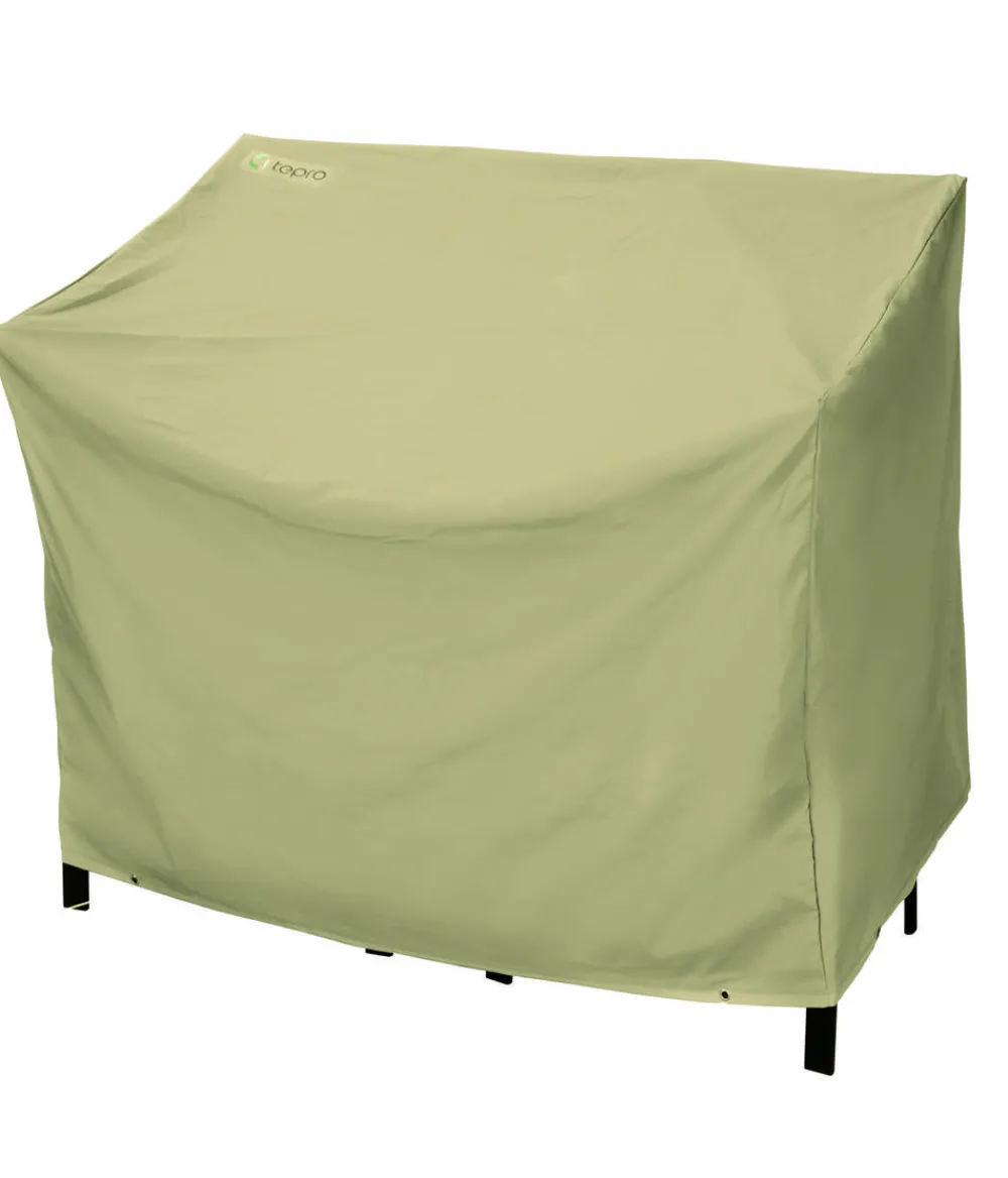 tepro Schutzhüllen - Universal Abdeckhaube für 2-Sitzer Gartenbank, 130x80x80 cm Beige