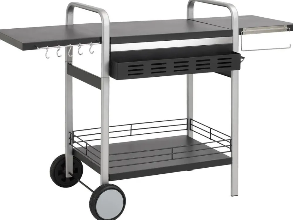tepro Gartentische Metall|Grillzubehör - Universal BBQ Tisch, ca. B150,5/H97,5/T59,5cm