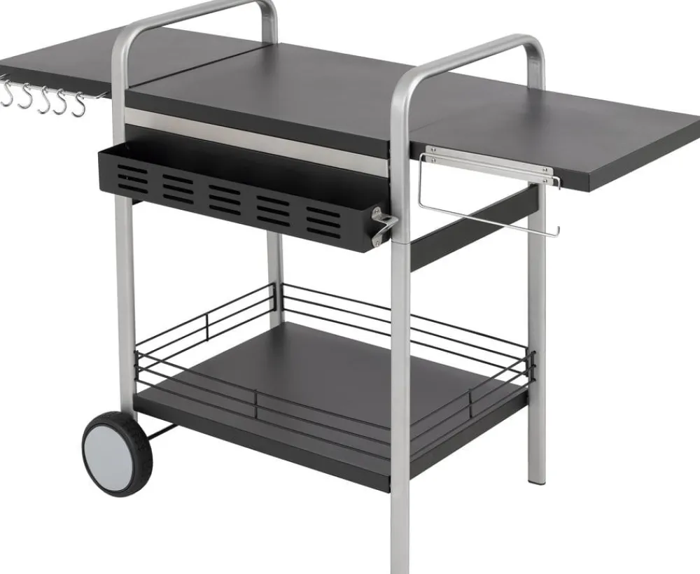 tepro Gartentische Metall|Grillzubehör - Universal BBQ Tisch, ca. B150,5/H97,5/T59,5cm