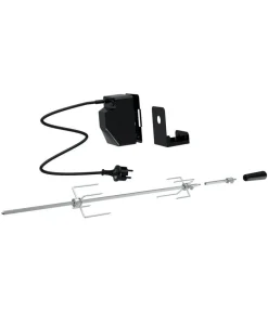 tepro Grillrost & -Einsätze|Grillzubehör - Universal Grillspiess-Set für Netzbetrieb, 3-teilig Silber