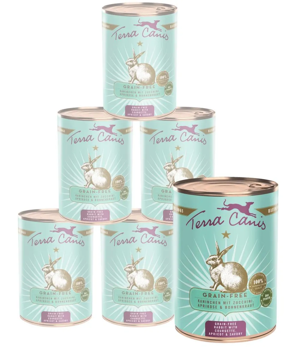 Terra Canis Nassfutter Hund > Nassfutter für Hunde Getreidefrei, 6 x 400 g