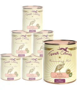 Terra Canis Nassfutter Hund > Nassfutter für Hunde Adult Menü, 6 x 800 g