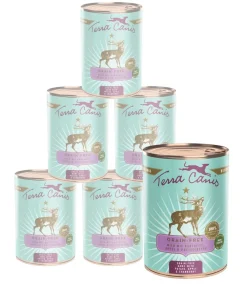 Terra Canis Nassfutter Hund - Nassfutter für Hunde Getreidefrei, 6 x 400 g