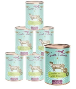 Terra Canis Nassfutter Hund - Nassfutter für Hunde Getreidefrei, 6 x 400 g