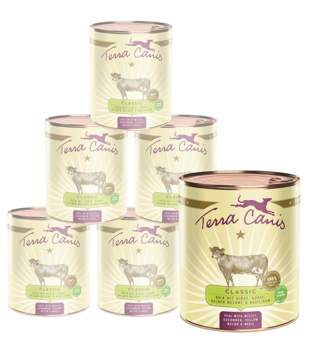 Terra Canis Nassfutter für Hunde Adult Menü, 6 x 800 g Online