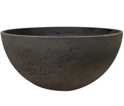 Ter Steege Blumenampeln & -Schalen - Kunststoff-Schale Nova, rund Braun