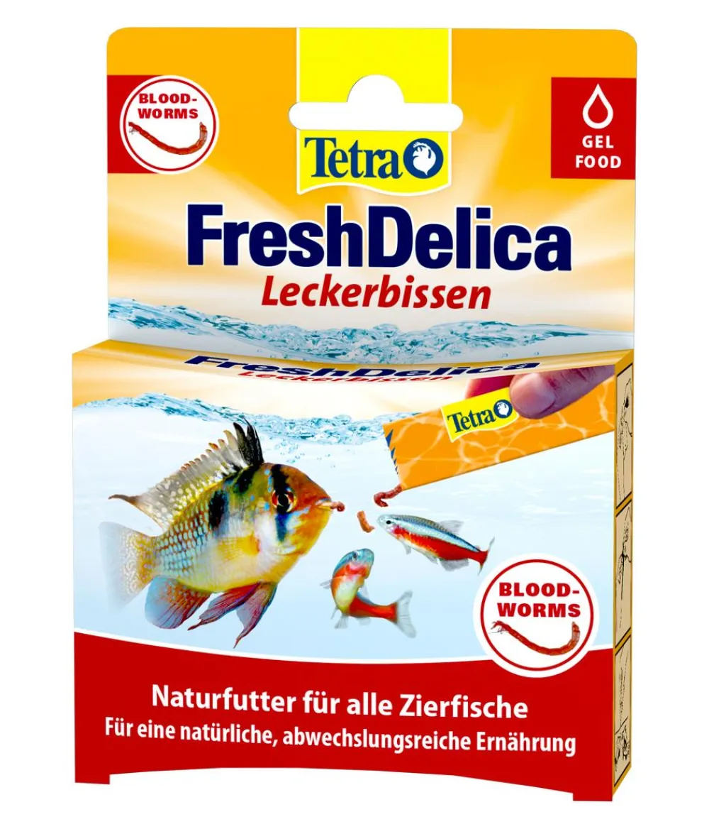 Tetra Fischfutter > FreshDelica Rote Mückenlarven, 48 g