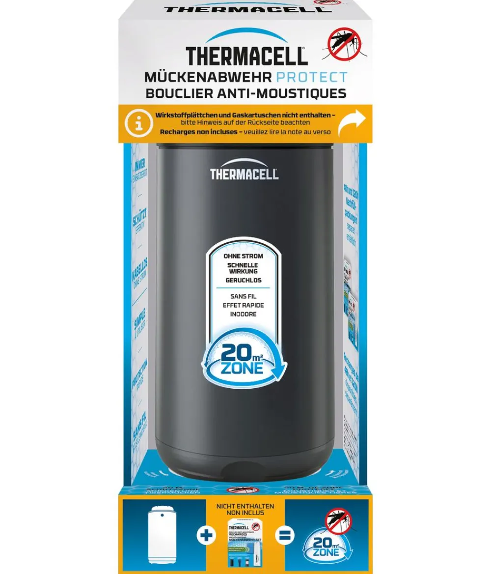 Thermacell Insektenschutz & Fallen - Mückenabwehr Protect ohne Wirkstoff, 1 Stk. Anthrazit