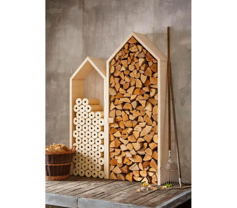 Thermospan Holzbriketts rund, 10 kg Beige Clearance