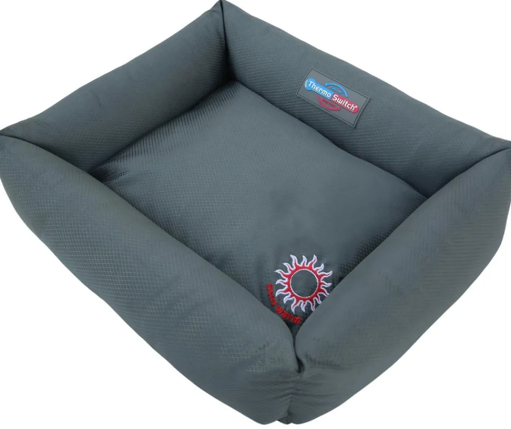 Thermo Switch® Hundebetten & Körbe - Therowitch® Hautierbett Korfu, rechteckig, Grau