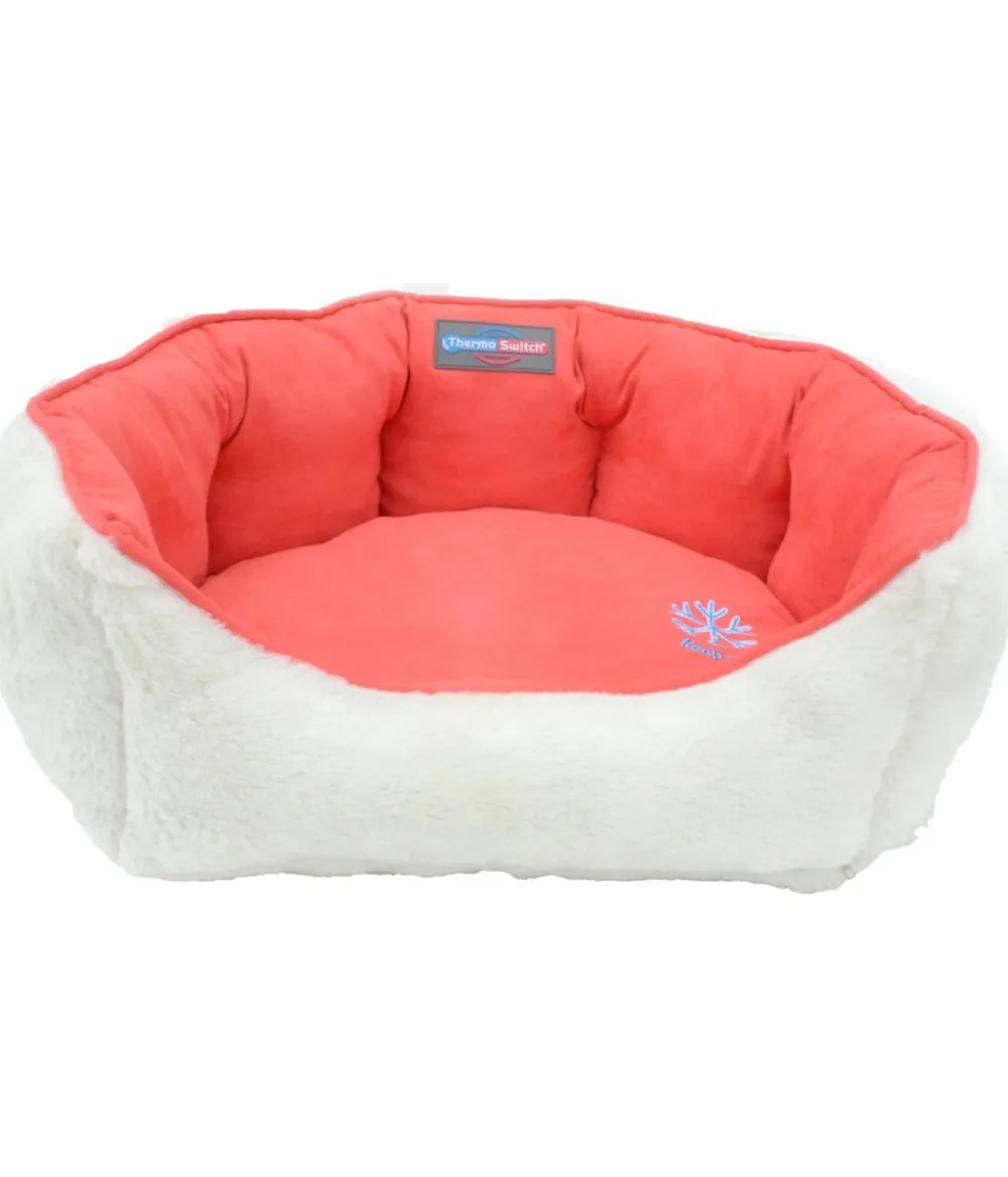 Thermo Switch® Therowitch® Hundebett Andro, ova Hellrot Hot