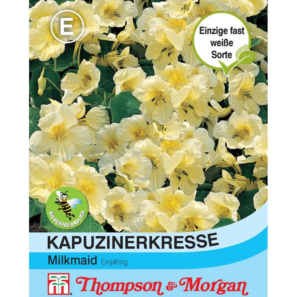 Thompson & Morgan Blumensamen - Samen Kapuzinerkresse 'Milkmaid'