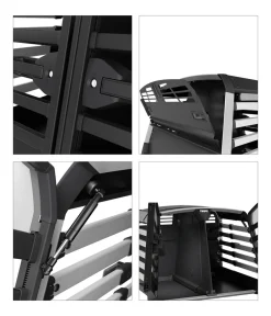 THULE® Allax Double M Compact Hundetransportbox, ca. B93/H65/T82-90 cm New