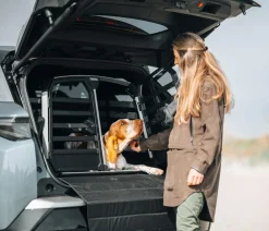 THULE® Allax Double M Compact Hundetransportbox, ca. B93/H65/T82-90 cm New