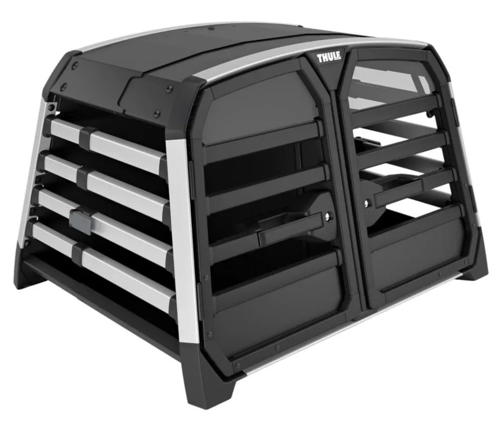 THULE® Hundetransportboxen - Allax Double M Hundetransportbox, ca. B93/H65/T77-82 cm