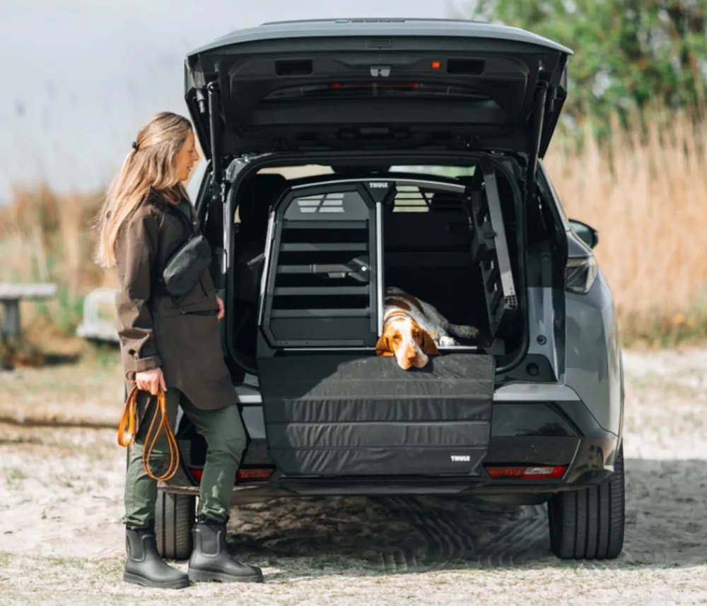 THULE® Allax Double S Hundetransportbox, ca. B90/H58/T72-80 cm Discount