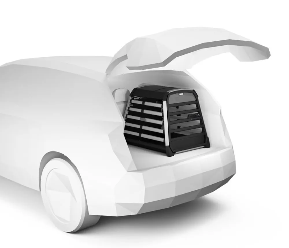 THULE® Hundetransportboxen - Allax L Compact Hundetransportbox, ca. B69/H70/T87-93 cm
