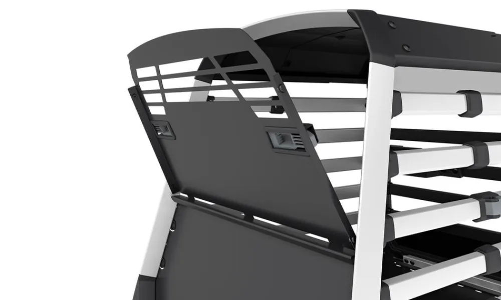 THULE® Hundetransportboxen - Allax M Compact Hundetransportbox, ca. B65/H65/T77-82 cm