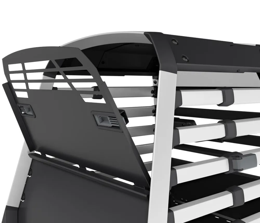 THULE® Allax threshold compatible S Hundetransportbox für Fahrzeuge mit Ladekante, ca. B58/H55/T72-80 cm